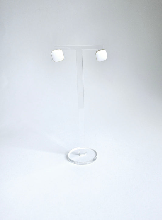 Square Rhinestone Stud Earring