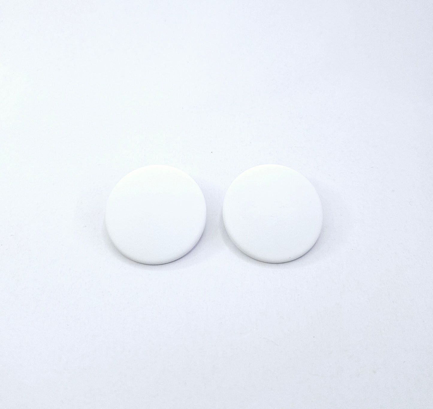 White Stud Earring