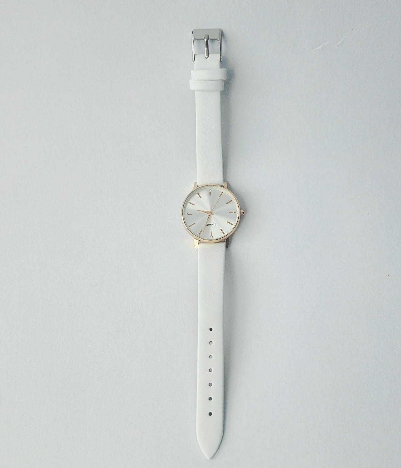 White Strap Watch