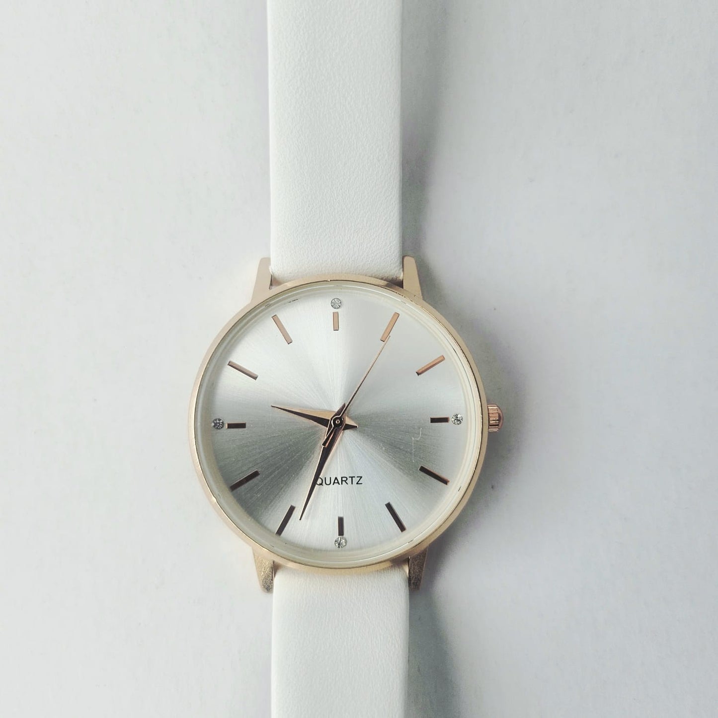 White Strap Watch