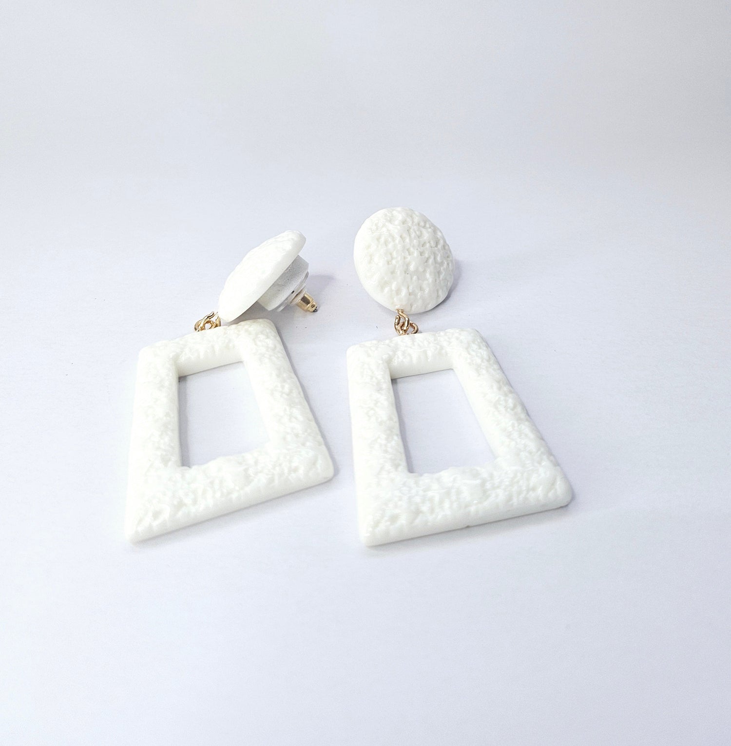 White Earrings