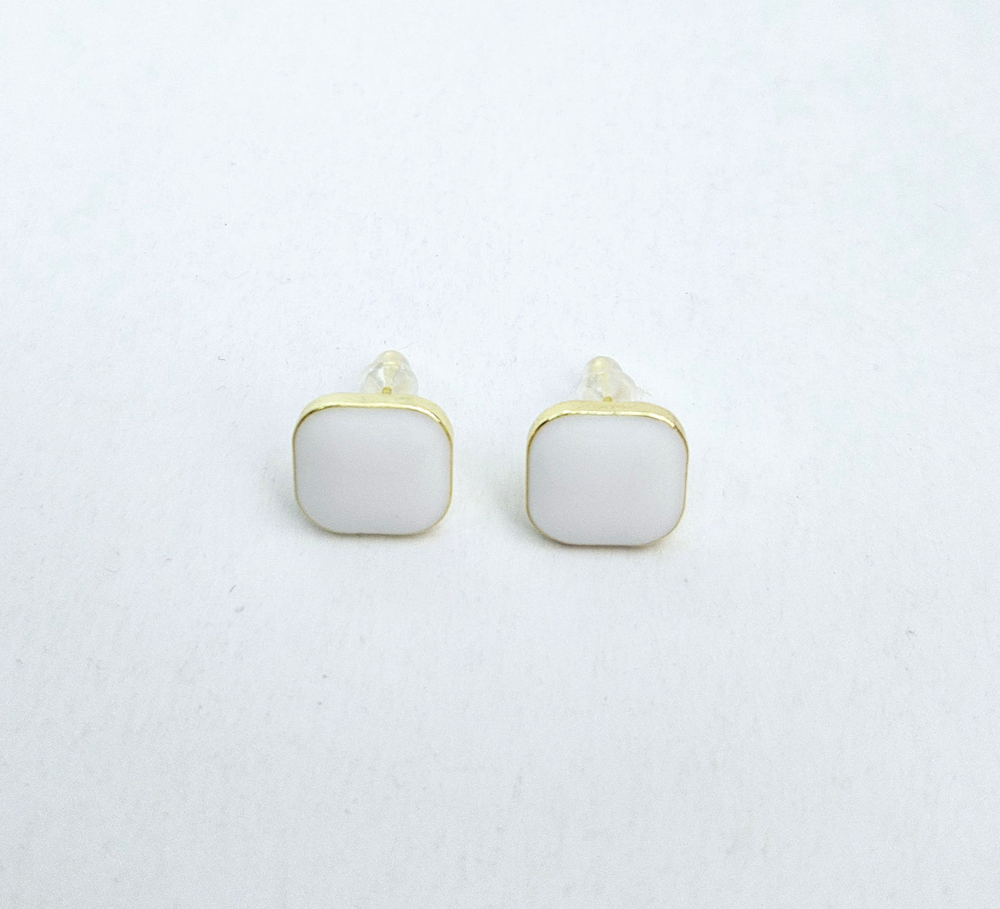 Square Rhinestone Stud Earring